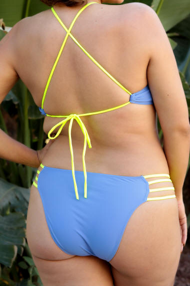 Oasis plus size Rio bottom in Perwinkle